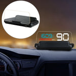 Display multifunzione auto con pannello riflettente e allarmi