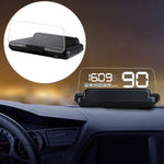 Display multifunzione auto con pannello riflettente e allarmi