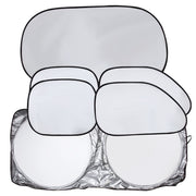 Set parasole auto 6 in 1 con pellicole rivestite in argento