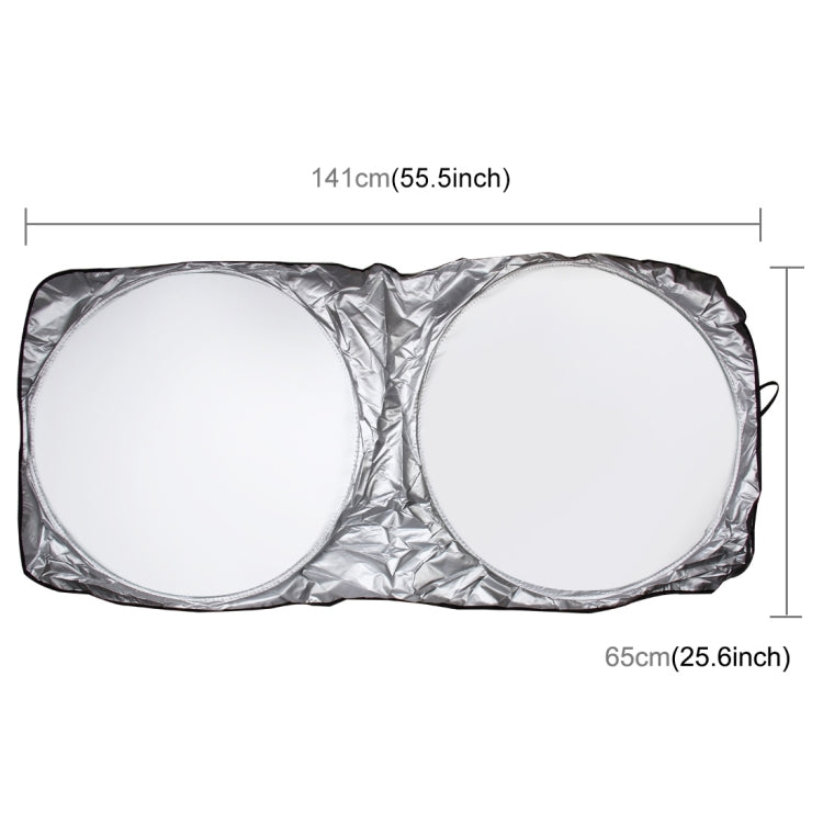Set parasole auto 6 in 1 con pellicole rivestite in argento