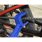 Spazzola nylon per pulizia catena bici e moto Blue