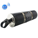 Altoparlante stereo con impugnatura Bluetooth con guscio in alluminio impermeabile per moto, supporto BT/MP3/FM/TF
