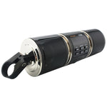 Altoparlante stereo con impugnatura Bluetooth con guscio in alluminio impermeabile per moto, supporto BT/MP3/FM/TF