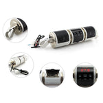 Altoparlante stereo con impugnatura Bluetooth con guscio in alluminio impermeabile per moto, supporto BT/MP3/FM/TF