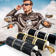 Altoparlante stereo con impugnatura Bluetooth con guscio in alluminio impermeabile per moto, supporto BT/MP3/FM/TF