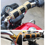 Altoparlante stereo con impugnatura Bluetooth con guscio in alluminio impermeabile per moto, supporto BT/MP3/FM/TF