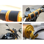 Altoparlante stereo con impugnatura Bluetooth con guscio in alluminio impermeabile per moto, supporto BT/MP3/FM/TF