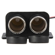 Adattatore per presa sigaro a doppia porta ABS per auto e moto, Dual Port