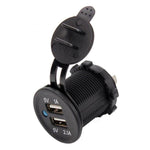 Caricatore auto doppia porta USB 2.1A in ABS