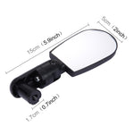 2 pezzi mini riflettore posteriore universale regolabile per specchietto retrovisore per bicicletta/mountain bike, Bicycle Mirror Rear