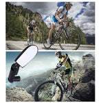2 pezzi mini riflettore posteriore universale regolabile per specchietto retrovisore per bicicletta/mountain bike, Bicycle Mirror Rear