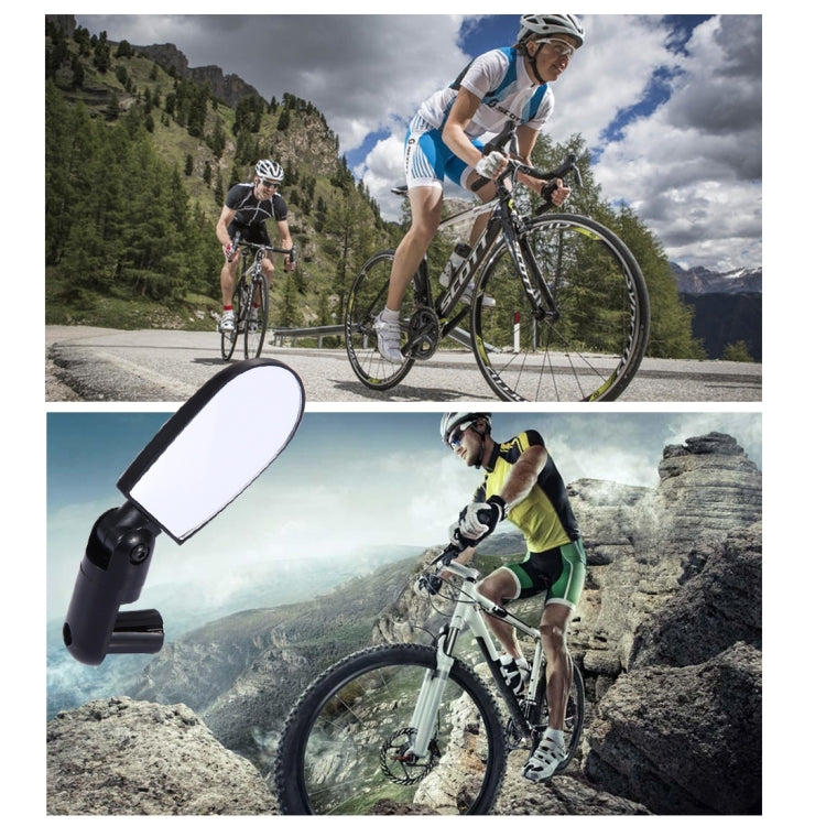 2 pezzi mini riflettore posteriore universale regolabile per specchietto retrovisore per bicicletta/mountain bike, Bicycle Mirror Rear