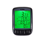 SunDing SD-563B Tachimetro contachilometri contachilometri impermeabile con schermo LCD cablato multifunzione con funzione di retroilluminazione del controllo della luce, SD-563B