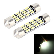 Lampada LED 2W 6000K 36mm per auto con 16 LED SMD-4014
