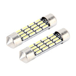 Lampada LED 2W 6000K 36mm per auto con 16 LED SMD-4014