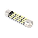 Lampada LED 2W 6000K 36mm per auto con 16 LED SMD-4014