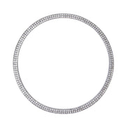 Anello decorativo volante in alluminio con diamanti per Audi