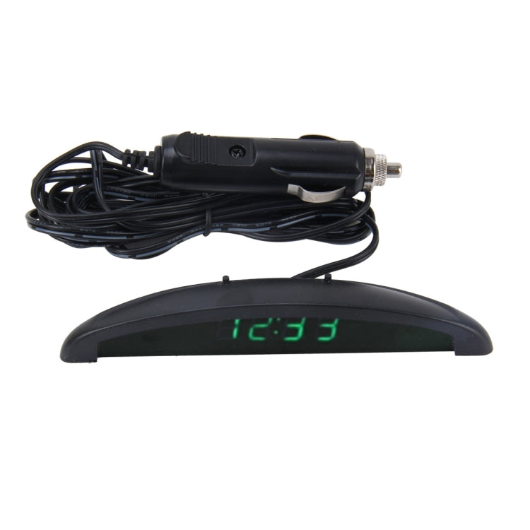 Orologio termometro digitale LED 2 in 1 per auto