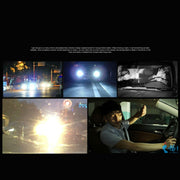 Visiera parasole auto con rotazione 180° antiriflesso