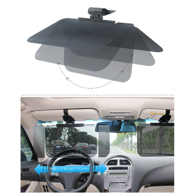 Visiera parasole auto con rotazione 180° antiriflesso