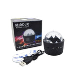Luce decorativa auto DJ RGB USB 5W effetto stroboscopico