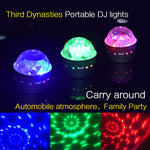 Luce decorativa auto DJ RGB USB 5W effetto stroboscopico