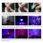 Luce decorativa auto DJ RGB USB 5W effetto stroboscopico