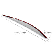 4 strisce adesive protettive per paraurti in plastica per auto universali per auto (argento), JM-330 4 PCS