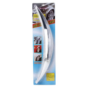 4 strisce adesive protettive per paraurti in plastica per auto universali per auto (argento), JM-330 4 PCS
