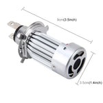 Fari per moto H4 HS1 Faretti COB Fendinebbia per auto elettriche 6000K 20W 2600LM 5000 ore (luce bianca), 20W 2600LM