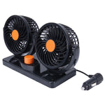 Mini ventilatore per auto 10W 24V con rotazione 360°