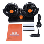 Mini ventilatore per auto 10W 24V con rotazione 360°