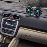 Mini ventilatore per auto 10W 24V con rotazione 360°