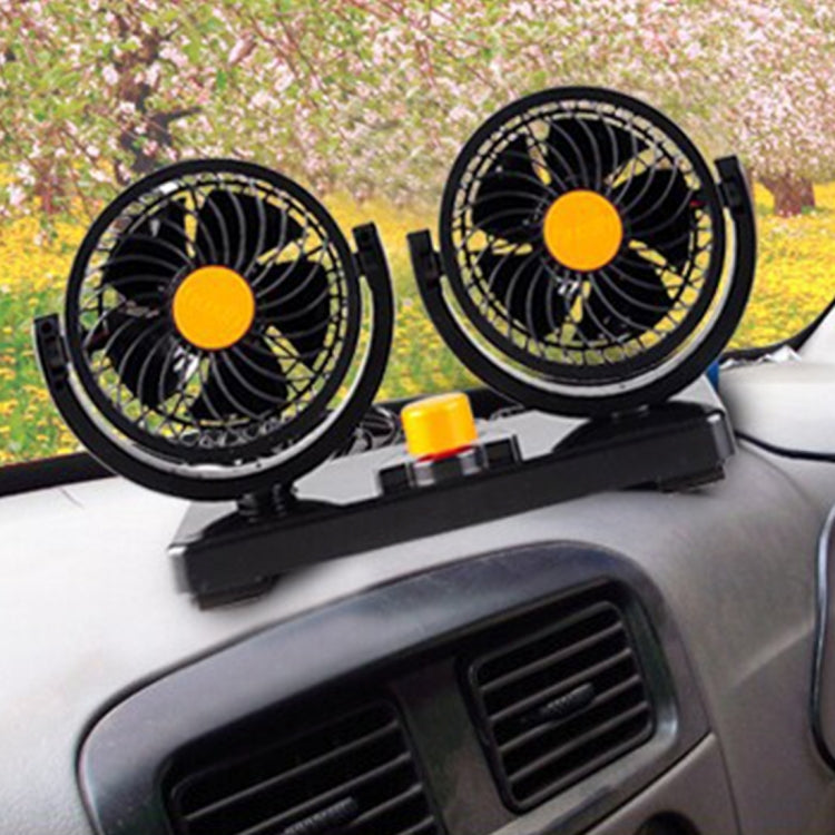 Mini ventilatore per auto 10W 24V con rotazione 360°