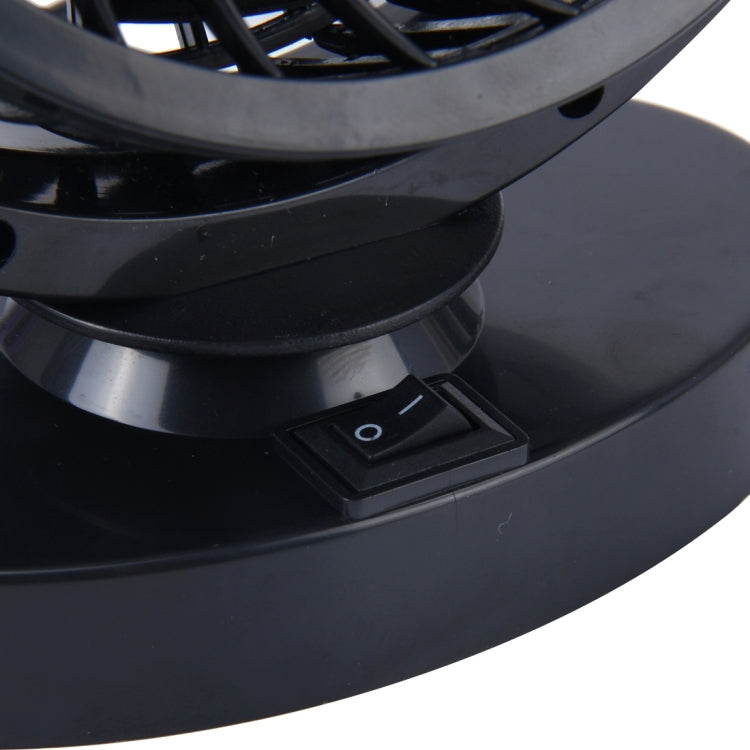 HUXIN HX-T306 Mini ventilatore per auto elettrica a basso rumore con rotazione regolabile a 360 gradi da 6 W, DC 24 V, HX-T306