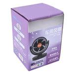 HUXIN HX-T306 Mini ventilatore per auto elettrica a basso rumore con rotazione regolabile a 360 gradi da 6 W, DC 24 V, HX-T306