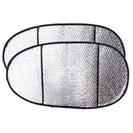 Set 10 cuscini parasole riflettenti in alluminio per auto e moto