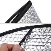 Set 10 cuscini parasole riflettenti in alluminio per auto e moto