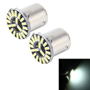 2 PZ 1156/BA15S 1W 50 LM 6000K Luce di rotazione automatica per auto con 19 lampade LED SMD-4014, DC 12V, 1156/BA15S 1W