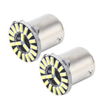 2 PZ 1156/BA15S 1W 50 LM 6000K Luce di rotazione automatica per auto con 19 lampade LED SMD-4014, DC 12V, 1156/BA15S 1W