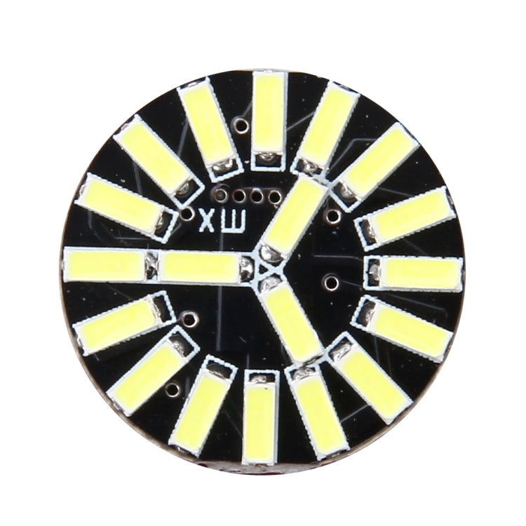2 PZ 1156/BA15S 1W 50 LM 6000K Luce di rotazione automatica per auto con 19 lampade LED SMD-4014, DC 12V, 1156/BA15S 1W