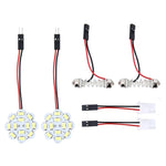 Luce di lettura LED 3W 200LM 6000K per interni auto a forma di fi