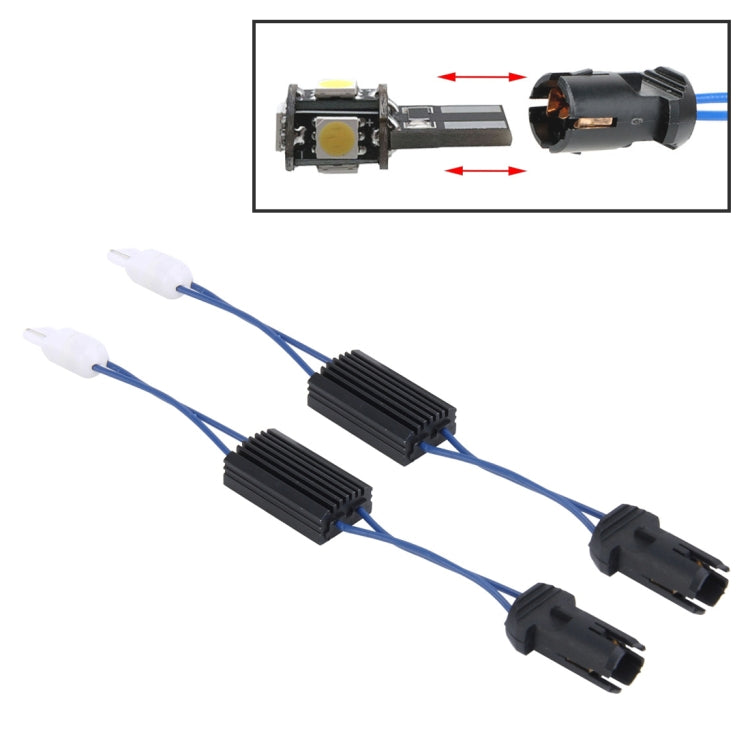 Adattatore decodificatore LED T10 senza errori per auto 12V 3W
