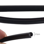 Striscia decorativa auto in PVC cromato 5 metri