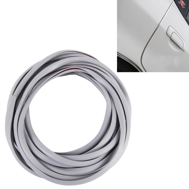 Striscia decorativa auto in PVC cromato 5 metri