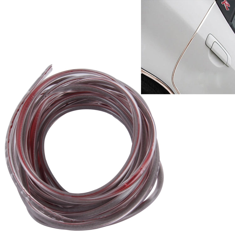 Striscia decorativa auto in PVC cromato 5 metri