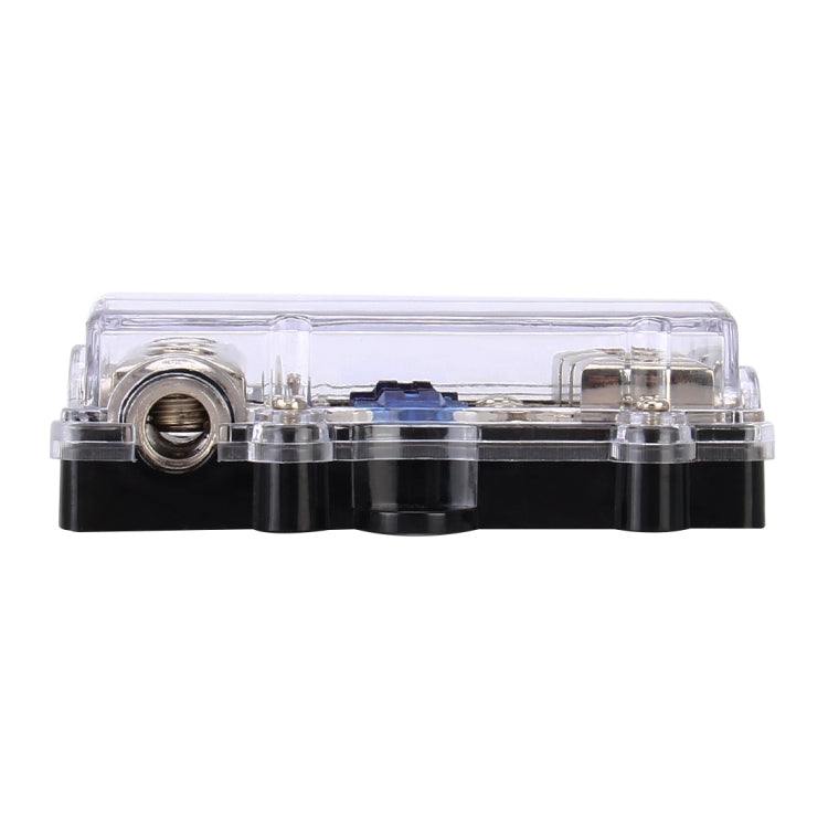 Portafusibile a lama portafusibile in vetro per auto 60A 1 in 3 modi per amplificatore audio per auto, 1 in 3