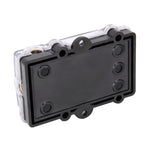 Portafusibile a lama portafusibile in vetro per auto 60A 1 in 3 modi per amplificatore audio per auto, 1 in 3