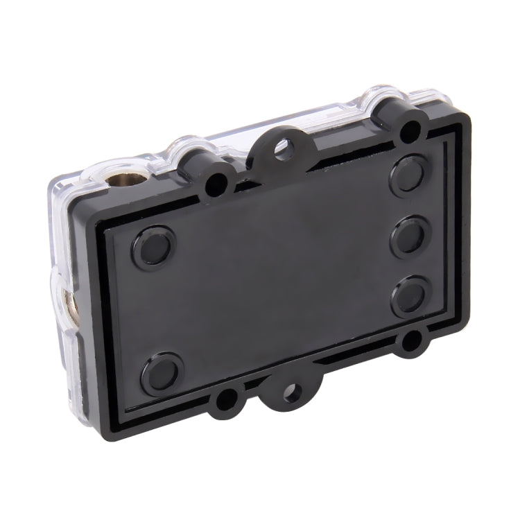 Portafusibile a lama portafusibile in vetro per auto 60A 1 in 3 modi per amplificatore audio per auto, 1 in 3