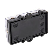 Portafusibile a lama portafusibile in vetro per auto 60A 1 in 3 modi per amplificatore audio per auto, 1 in 3